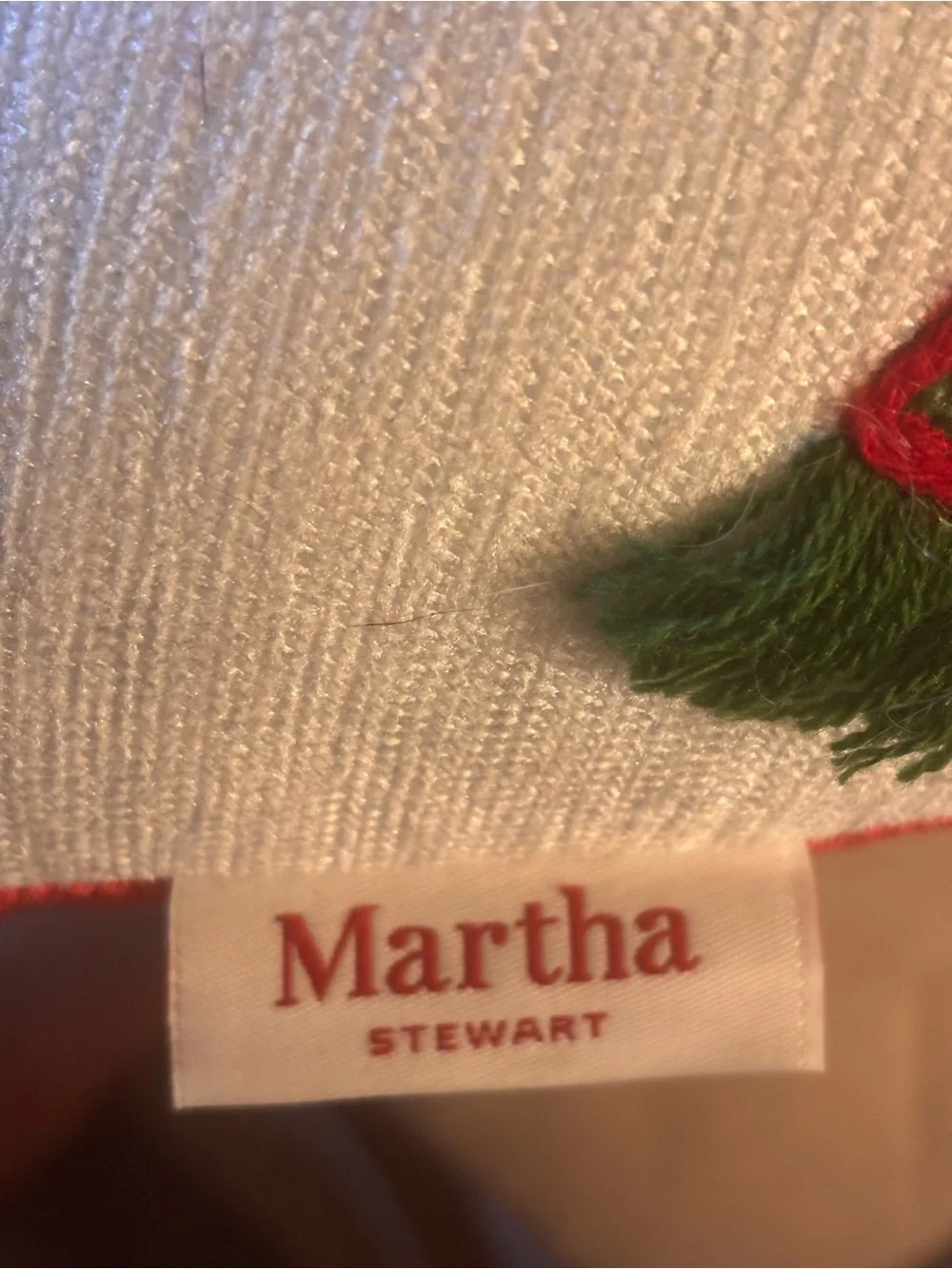 Martha Stewart Holiday Dog Pyramid Decorative Pillow -